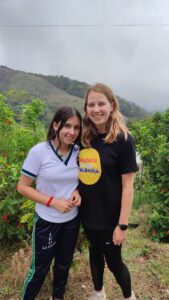 CCC Staff with a beneficiary from the Proyecto Caribe