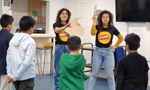 A Colombia Colores workshop for children from the Colombian diaspora in London