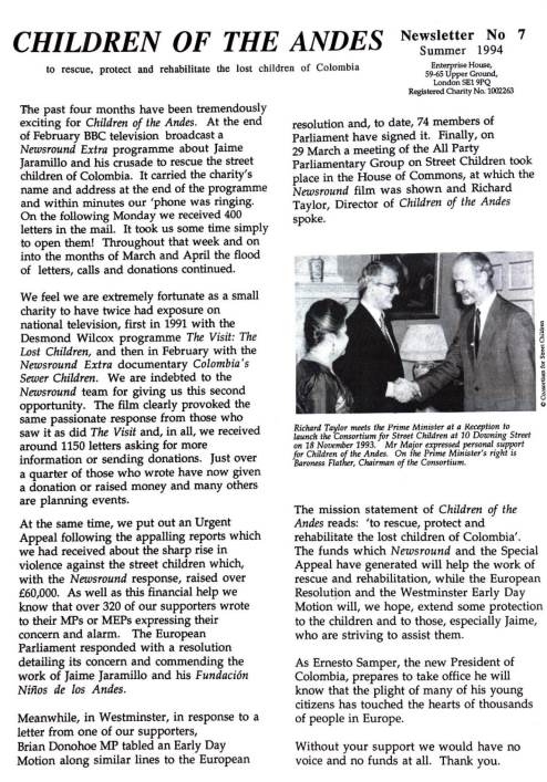 Summer 1994 newsletter