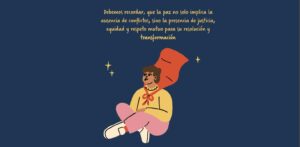 cita de la paz con niños